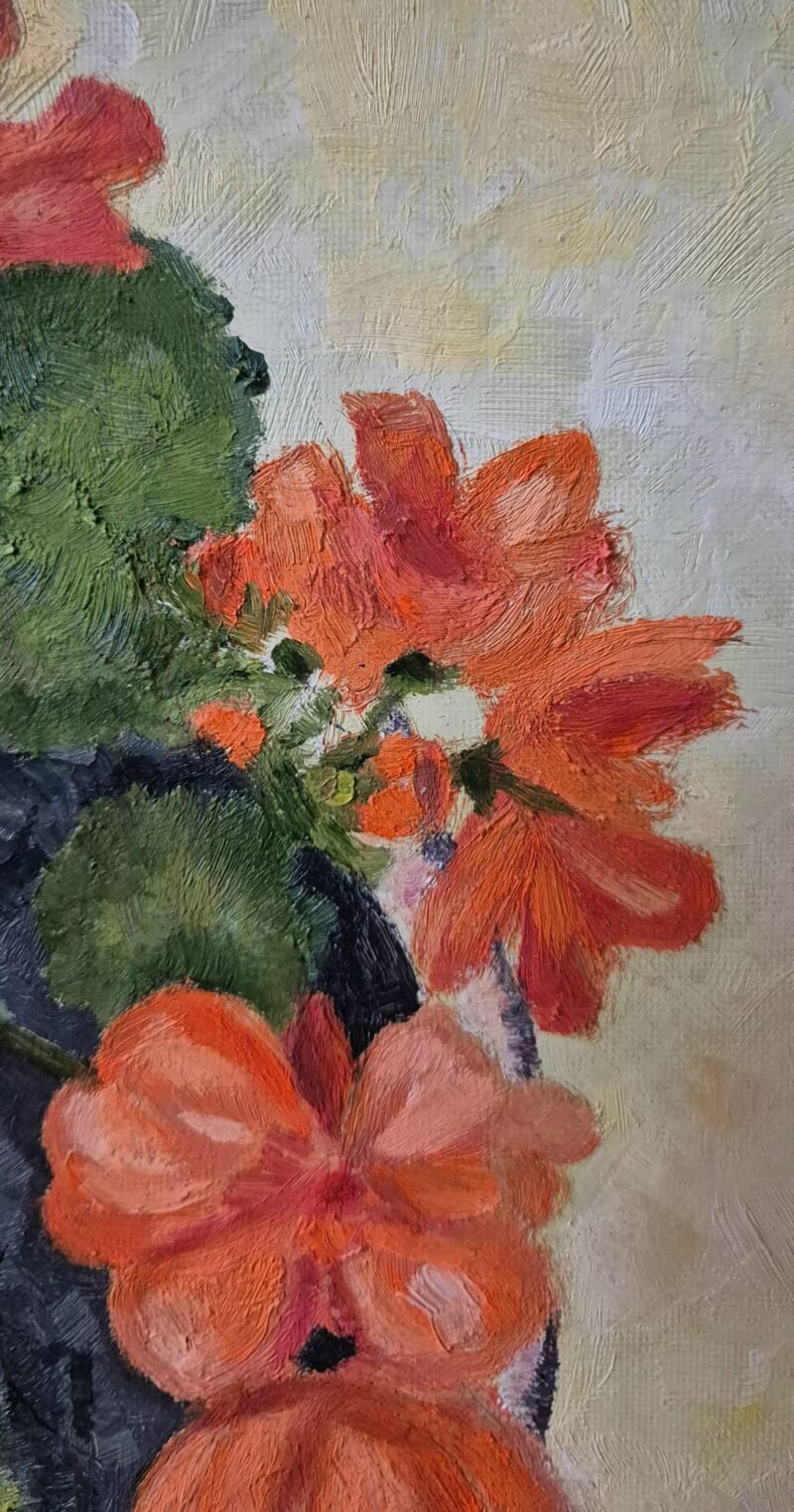 'Orange geraniums in the sun light' by CorinaLivanu' - Image 2