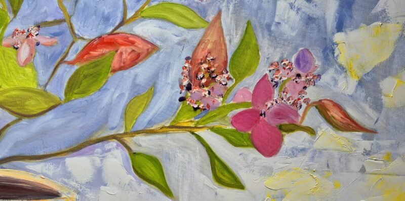Dave Ley - 'Hydrangeas through the French doors' - Image 2