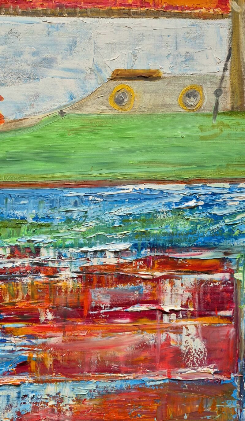 Dave Ley- 'Calm sea at the Gaffers race' - Image 2
