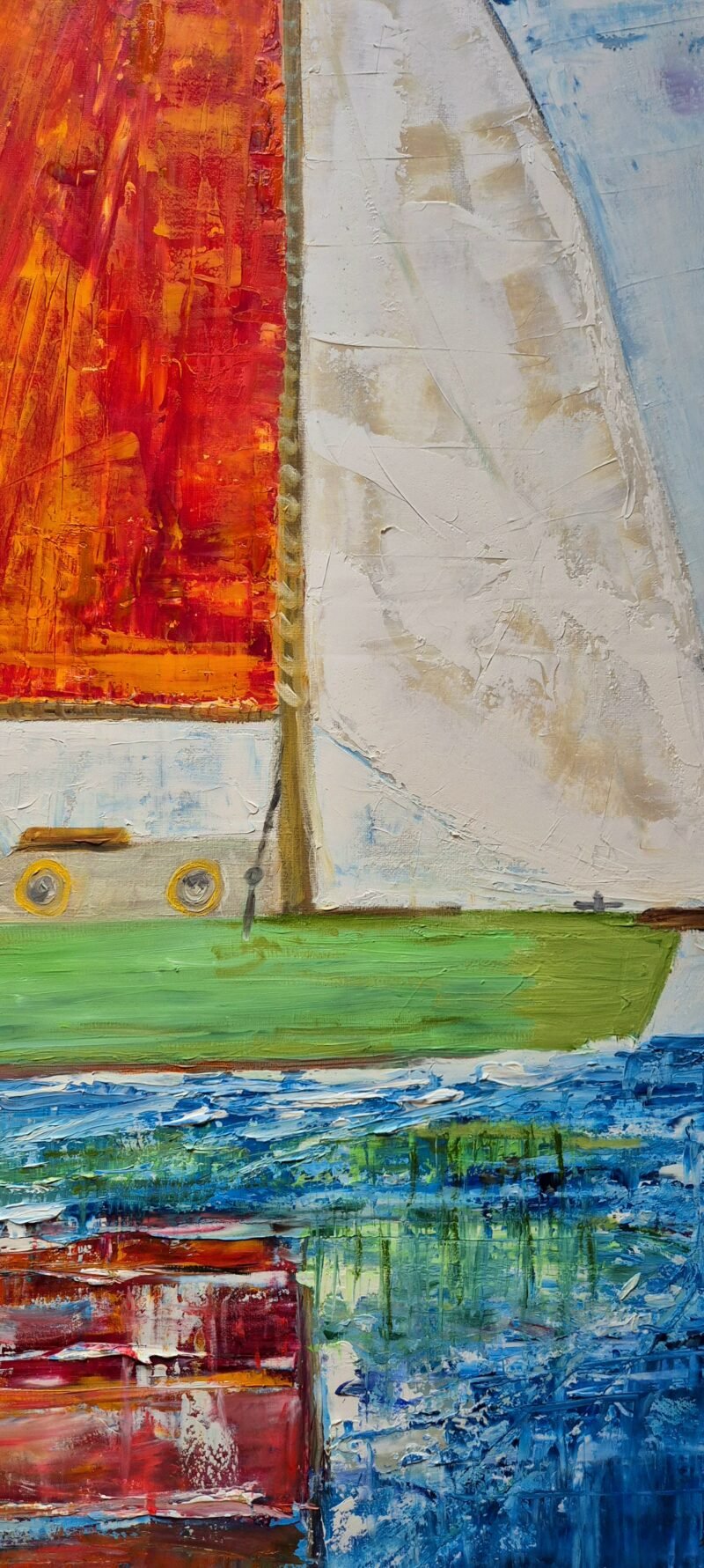 Dave Ley- 'Calm sea at the Gaffers race' - Image 3
