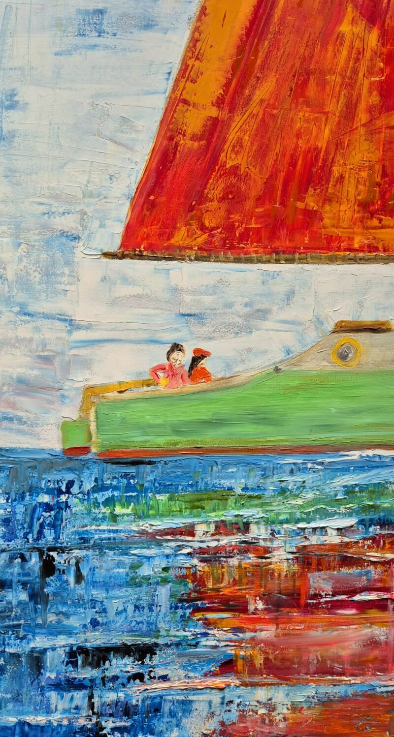 Dave Ley- 'Calm sea at the Gaffers race' - Image 4