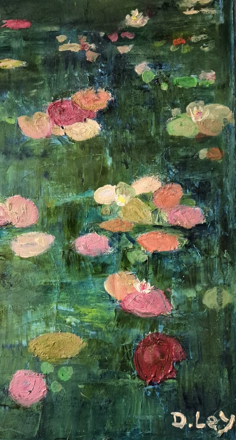 Dave Ley - 'Waterlilies reflections on a summer day' - Image 3