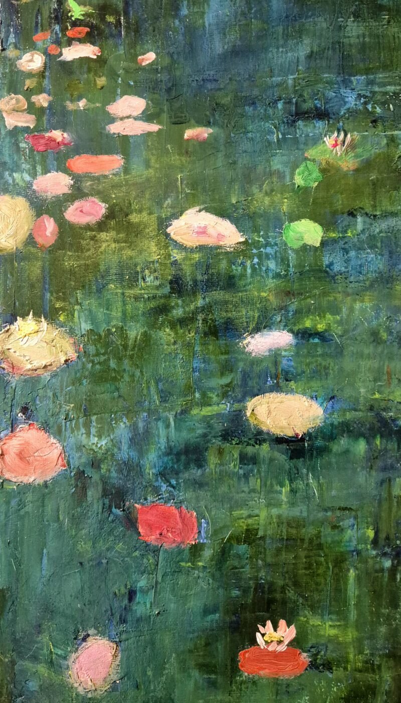 Dave Ley - 'Waterlilies reflections on a summer day' - Image 2