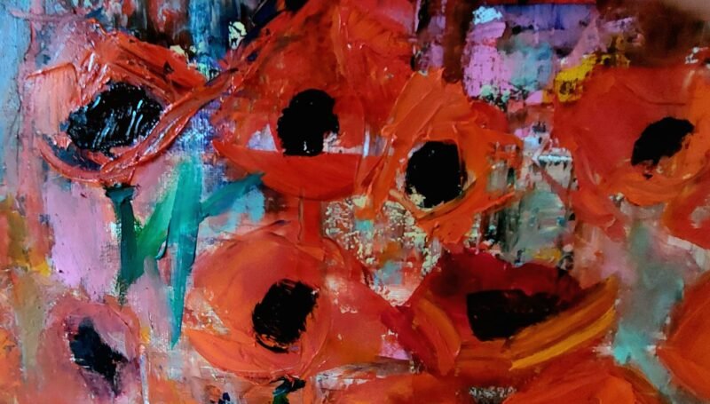 Dave Ley - 'Romantic walk in the poppy meadow' - Image 3