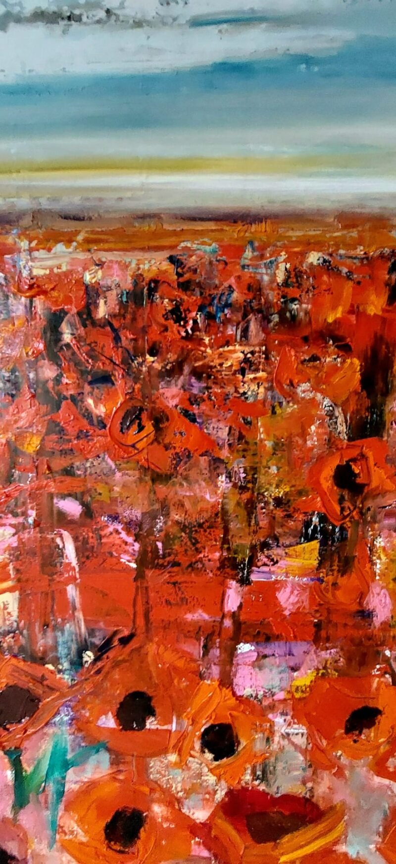 Dave Ley - 'Romantic walk in the poppy meadow' - Image 2