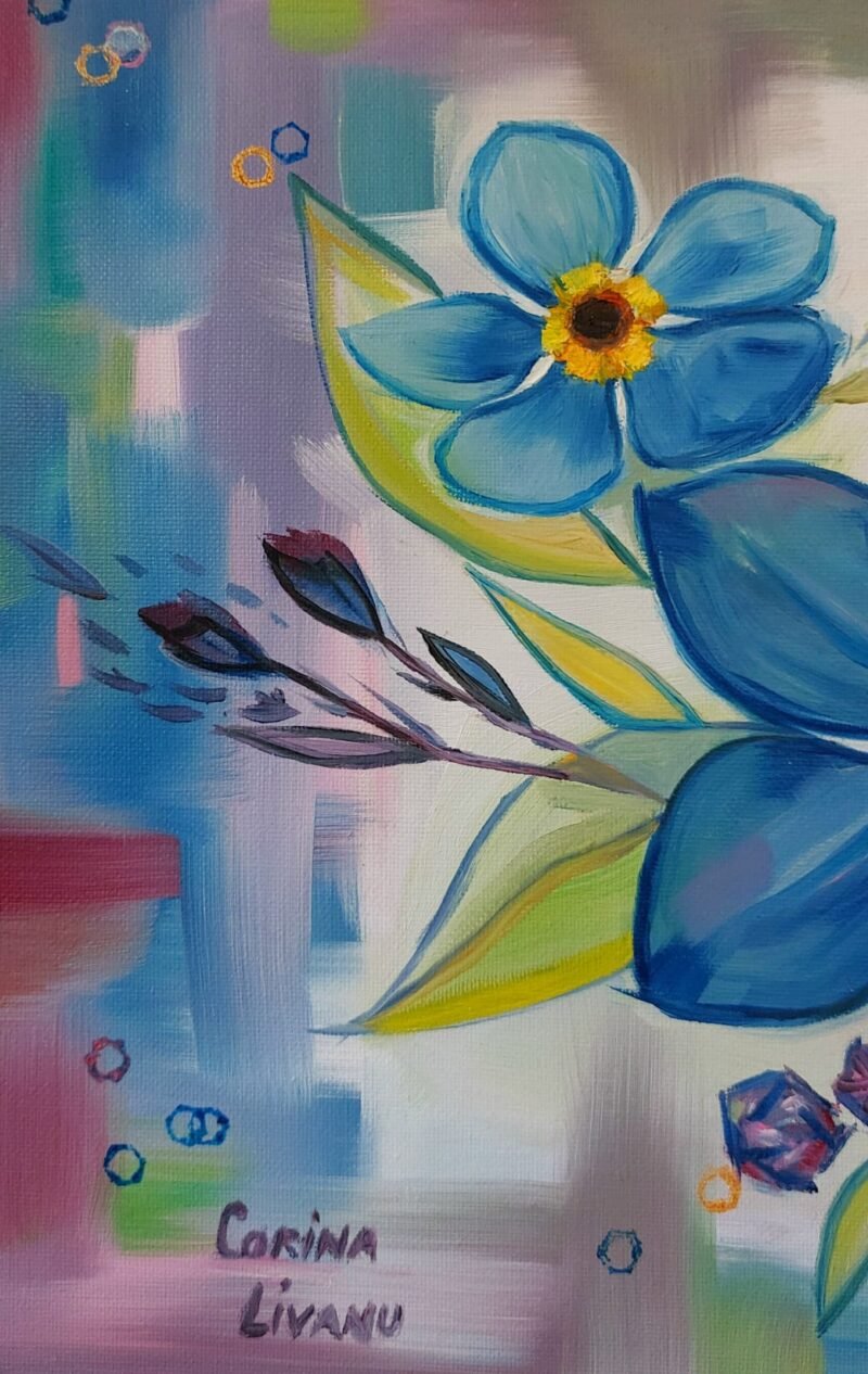 'Forget-me-not in a Hampshire's garden' by Corina Livanu - Image 3