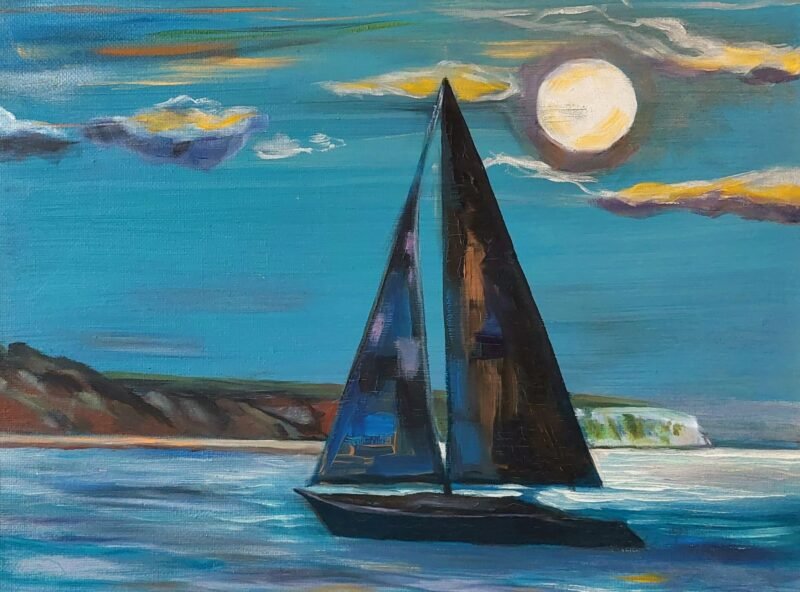 'Sailing by the Isle of Wight' by Corina Livanu - Image 4