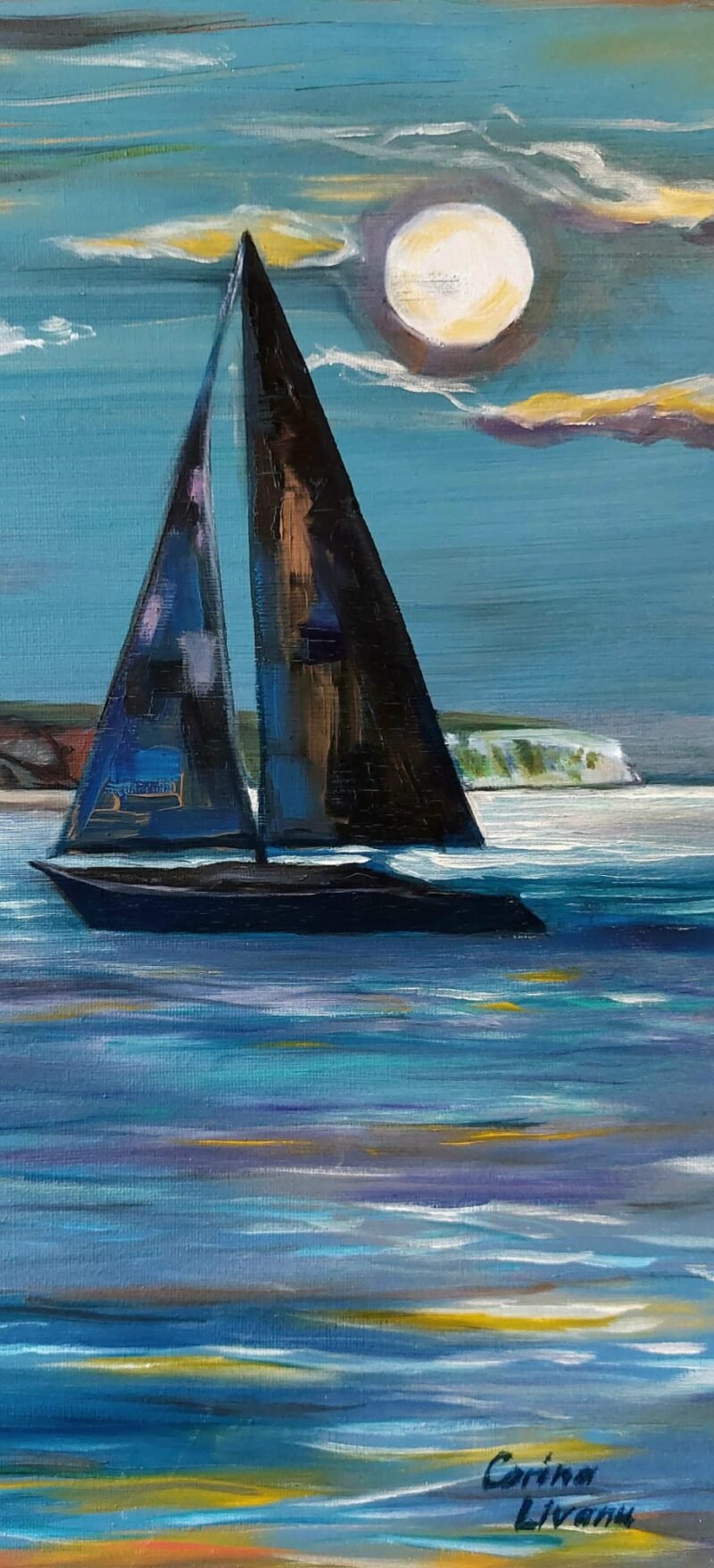 'Sailing by the Isle of Wight' by Corina Livanu - Image 3