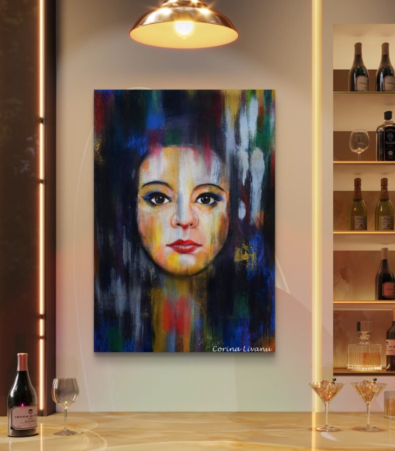 'Abstract pastel portrait' by Corina Livanu - Image 4