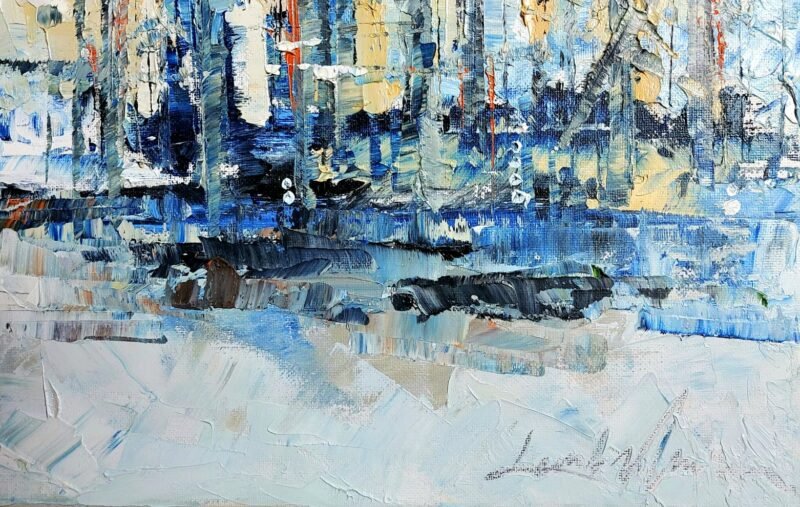 'Winter in the mountains' by Maria Lambru - Image 5