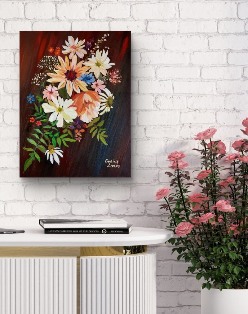 'Pastel spray of summer flowers' by Corina Livanu - Image 5