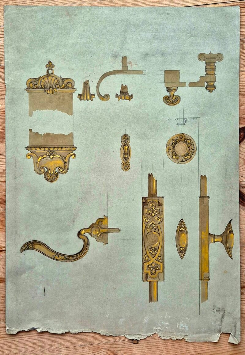 Amor Fenn  - Gold doors furniture design - Image 2