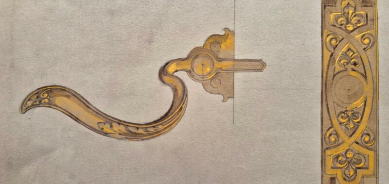 Amor Fenn  - Gold doors furniture design - Image 4