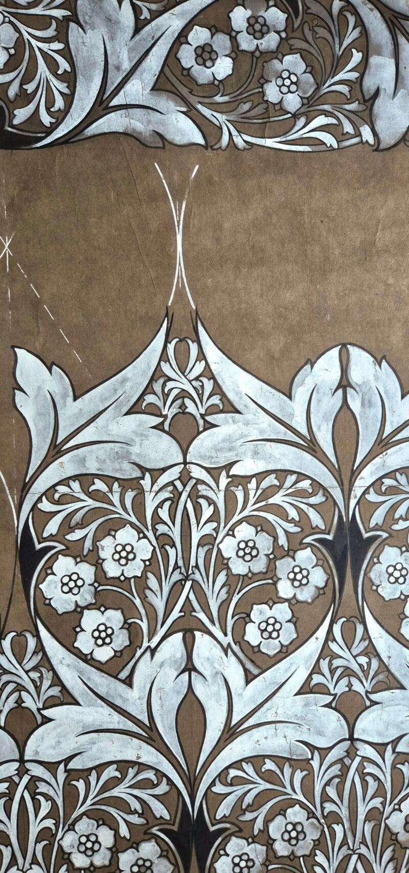 Arts and Crafts Period  - Lewis F. Day - Silk pattern design - Image 4