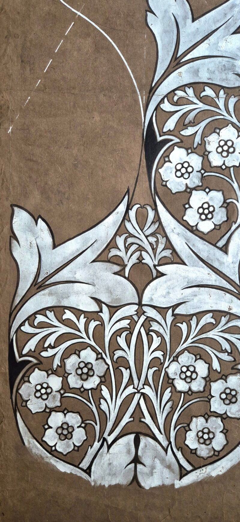 Arts and Crafts Period  - Lewis F. Day - Silk pattern design - Image 5