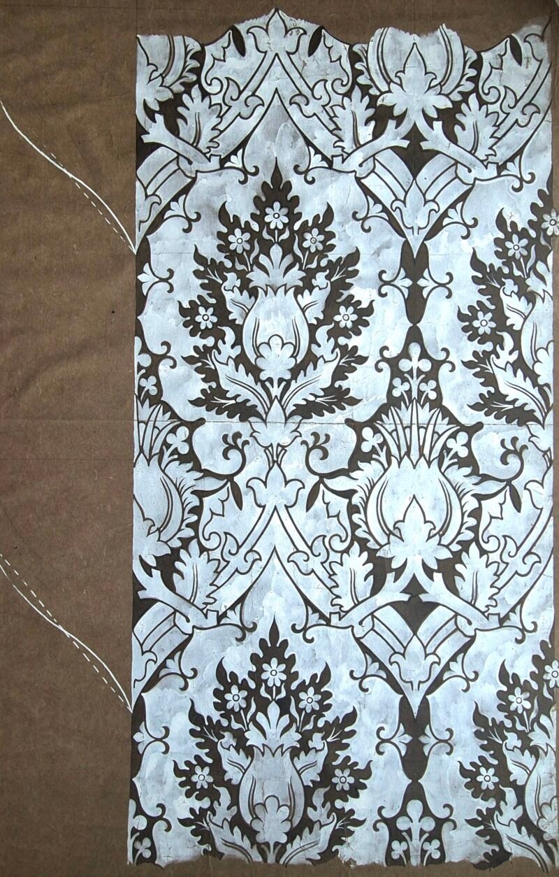 Arts and Crafts Period  - Lewis F. Day - Silk Pattern Design - Image 3