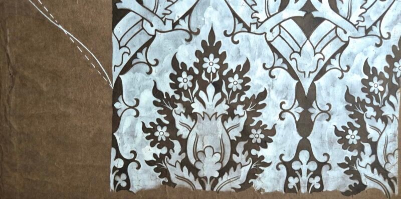 Arts and Crafts Period  - Lewis F. Day - Silk Pattern Design - Image 4