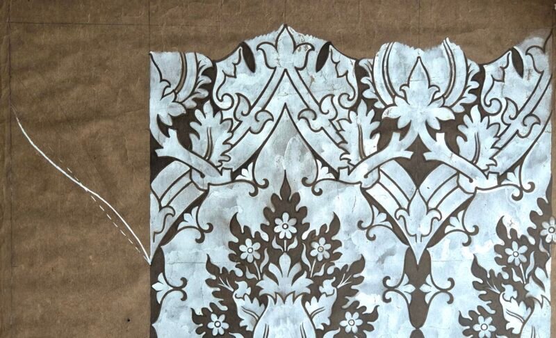 Arts and Crafts Period  - Lewis F. Day - Silk Pattern Design - Image 5