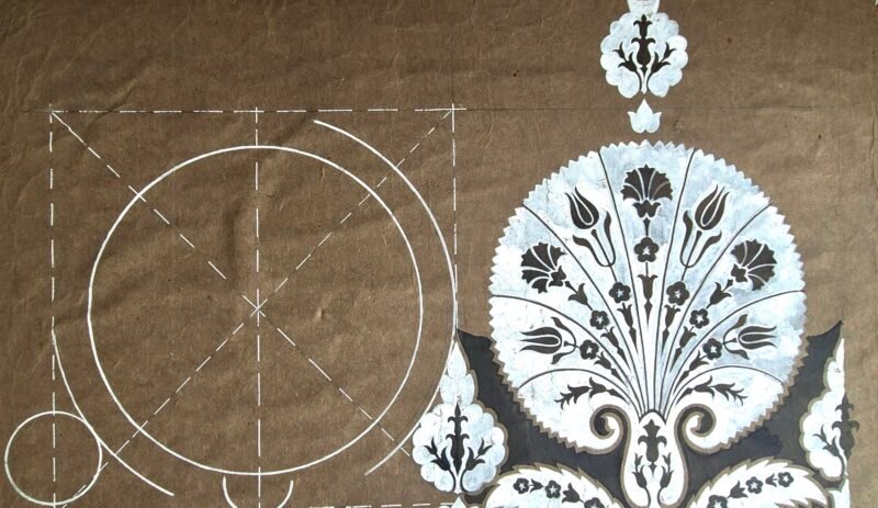 Arts and Crafts Period  - Lewis F. Day - Silk Pattern Design - Image 6