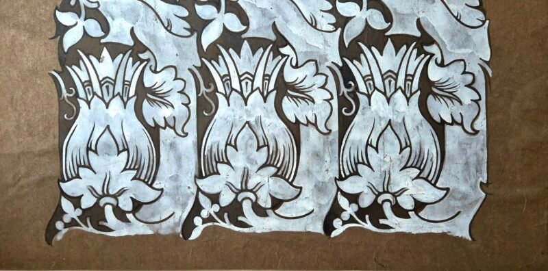 Arts and Crafts Period  - Lewis F. Day - Silk Pattern Design - Image 2