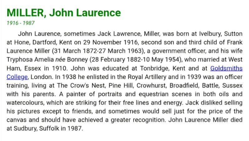 Watercolour by John Laurence Miller - Image 10