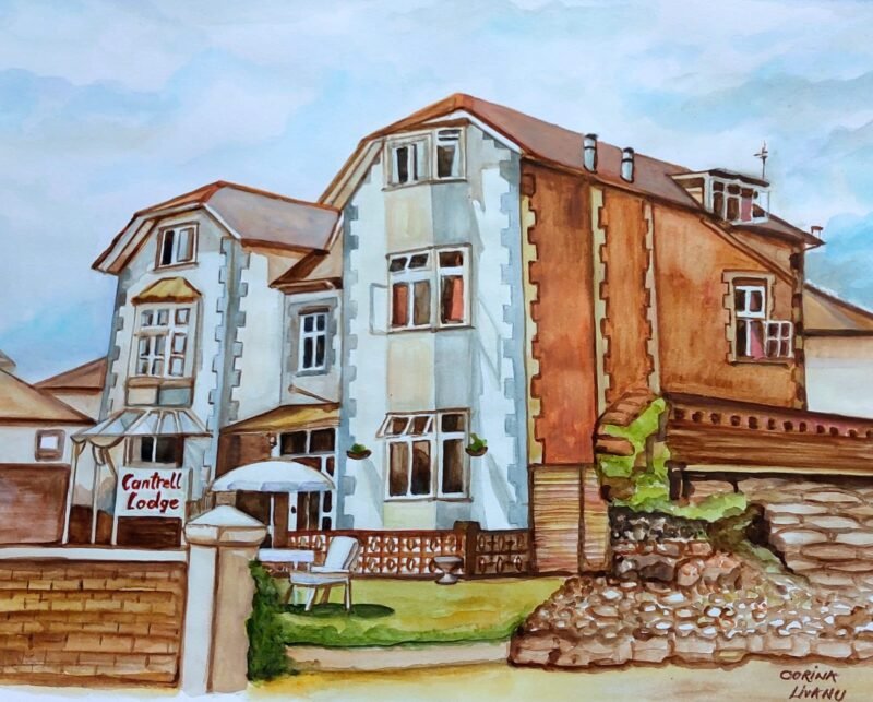 'Cantrell Lodge' - watercolours by Corina Livanu - Image 2
