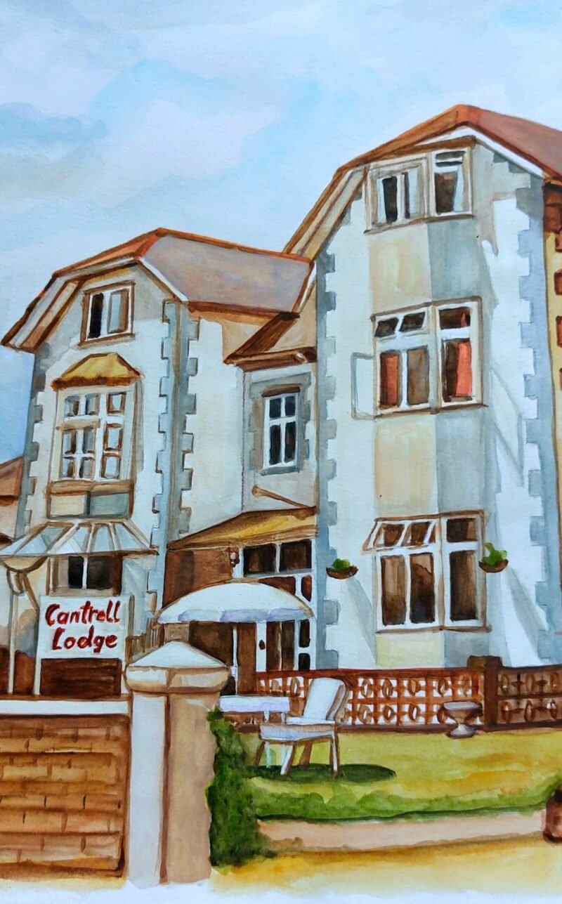 'Cantrell Lodge' - watercolours by Corina Livanu - Image 4