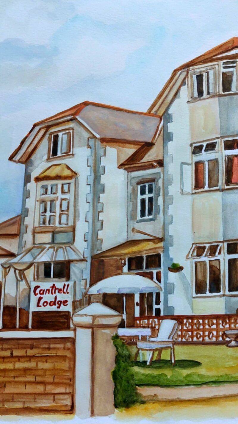 'Cantrell Lodge' - watercolours by Corina Livanu - Image 5