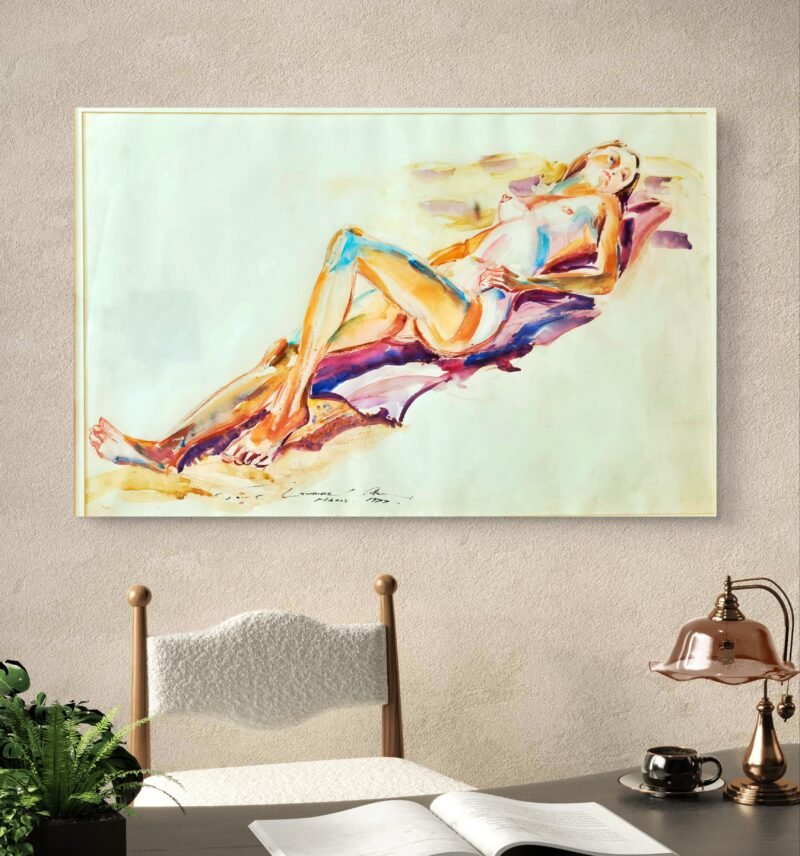 Watercolour by John Laurence Miller - Image 6